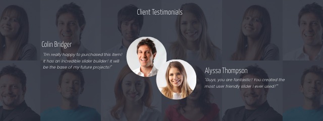 client testimonals